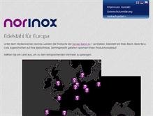 Tablet Screenshot of norinox.com